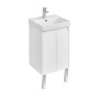 Тумба под раковину Aquaton Сканди Doors 45 см 1A278701SD010 подвесная белая