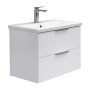 Тумба с раковиной Comforty Лима 70 см 00-00019188 подвесная белая