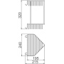 2-ярусная полка HAIBA HB335-1 2-ярусная полка HAIBA HB335-1