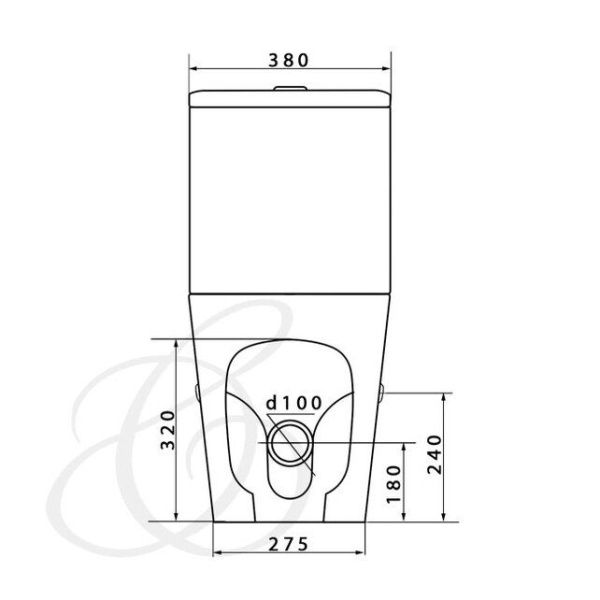Унитаз-компакт Caprigo VITTORIA V-1013 Унитаз-компакт Caprigo VITTORIA V-1013