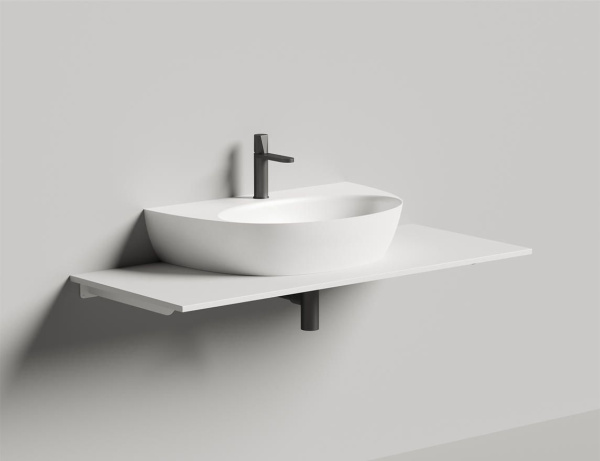 Раковина накладная Salini Alda 70 см 140323M белая