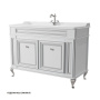 Тумба с раковиной Caprigo Fresco 120 см 10616SN-021.CRM.00.05 напольная белая