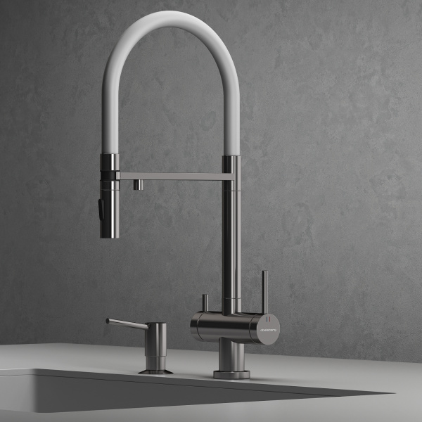 Смеситель для кухонной мойки Abelsberg Venta IXF73979CH хром глянцевый