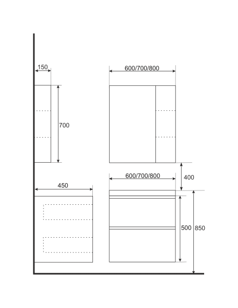 Зеркало-шкаф с LED подстветкой 70х70 HOME LINE Desire D0228 нат шпон сосна