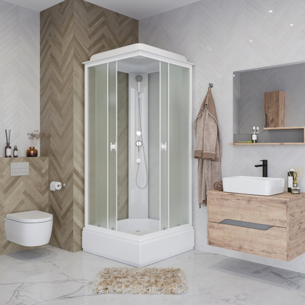 Душевая кабина 80x80 Niagara Promo P80/26Q/MT Душевая кабина 80x80 Niagara Promo P80/26Q/MT