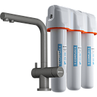 Смеситель для кухни Omoikiri Nagano-P + Pure drop Lite 4064.8028P платина