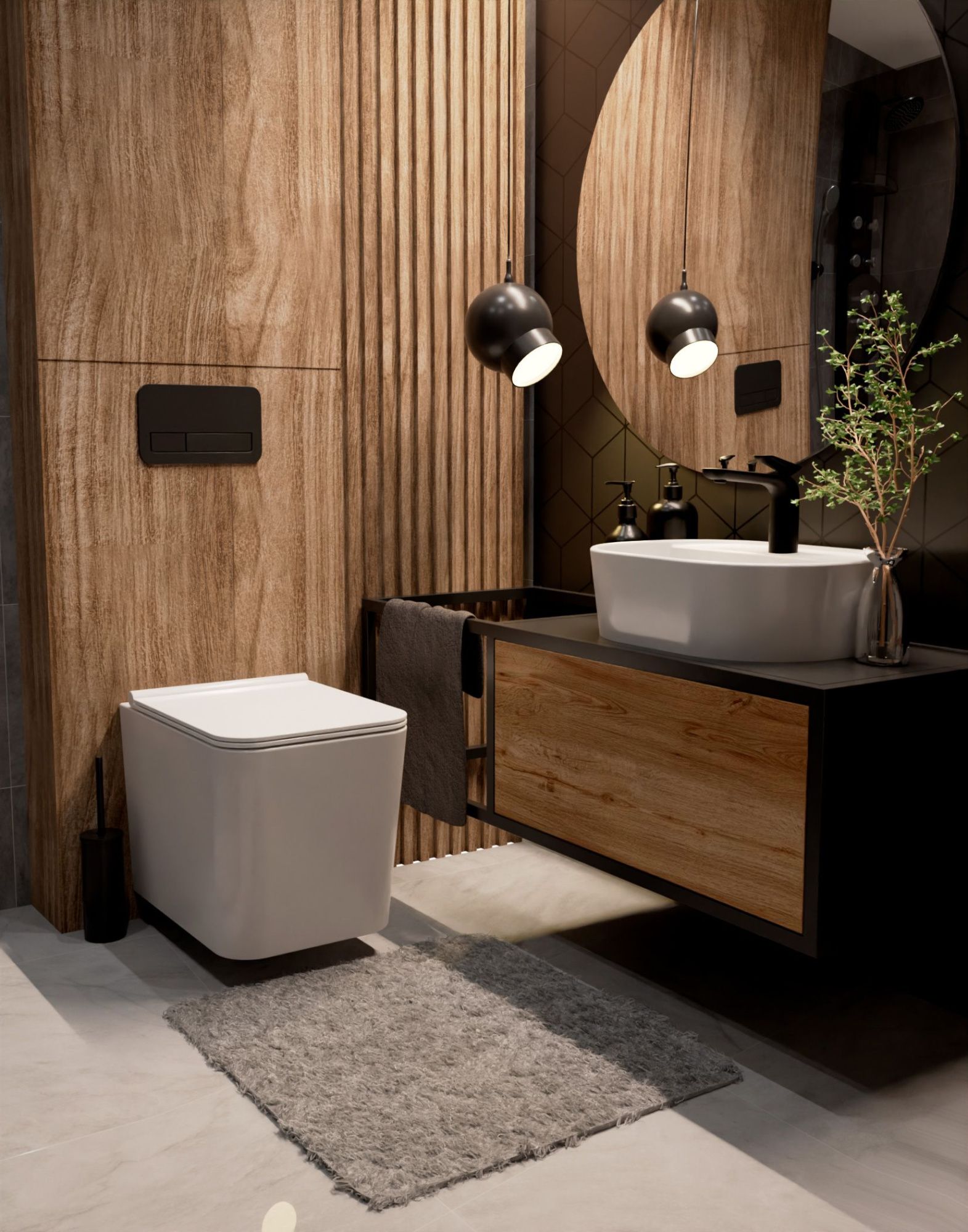 Унитаз подвесной 36,5х36х53 см AQUAme AQM2003 белый