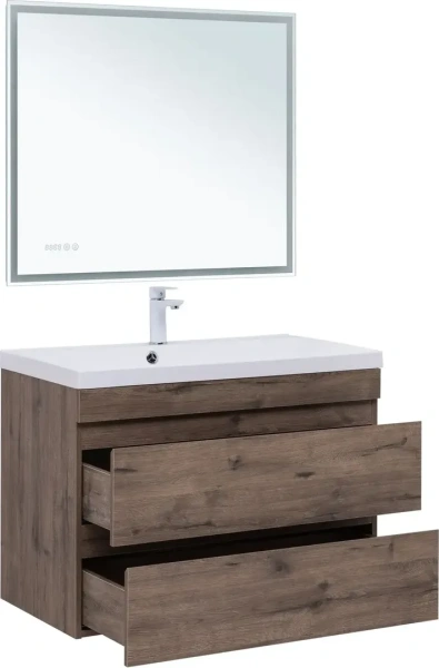 Тумба под раковину Aquanet Нота New 90 см 00334193 подвесная дуб веллингтон табак