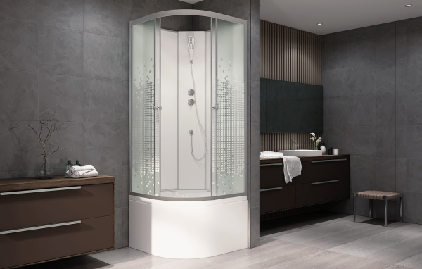 Душевая кабина AvaCan 100x100 L910N профиль хром