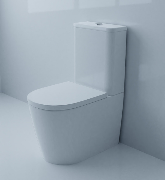 Унитаз-компакт Azario Luana AZ-8593 безободковый с микролифтом