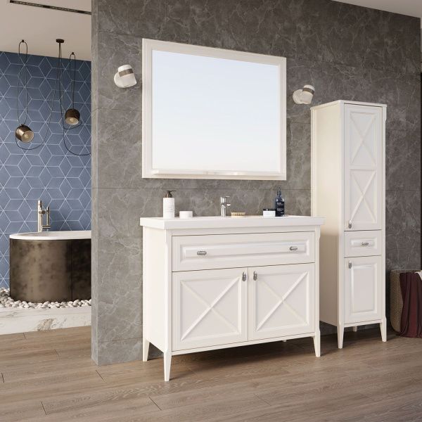 Комплект мебели для ванной  Asb-Woodline Монте 1079201 бежевый Комплект мебели для ванной  Asb-Woodline Монте 1079201 бежевый
