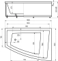 Ванна акриловая асимметричная с каркасом и экраном 180x125 AQUATEK Оракул правый ORK180-0000009 Ванна акриловая асимметричная с каркасом и экраном 180x125 AQUATEK Оракул правый ORK180-0000009