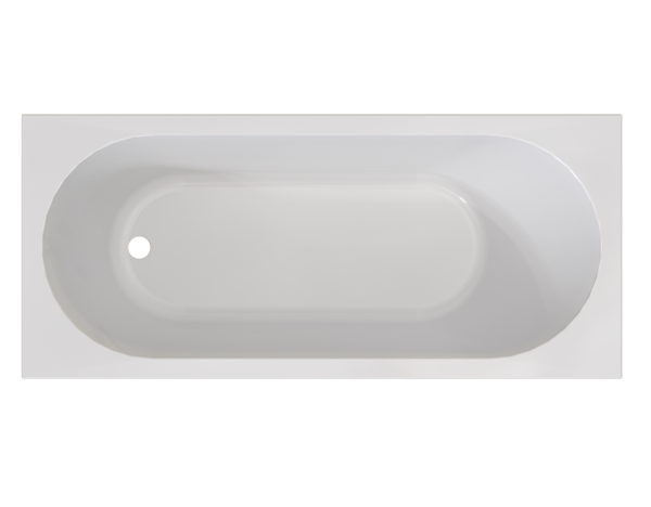 Ванна акриловая Radomir Виктория Лайт 165x70 2-01-0-0-1-272Р белая пристенная с каркасом