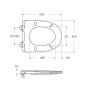 Чаша унитаза  BelBagno LOUNGE BB045CPR Чаша унитаза  BelBagno LOUNGE BB045CPR