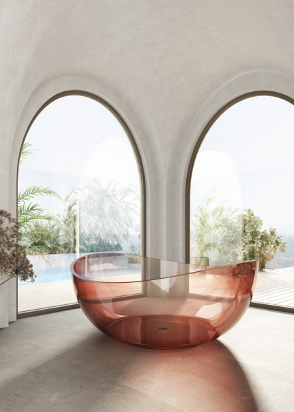 Ванна из полиэфирной смолы Abber 150x150 см AT9705Koralle