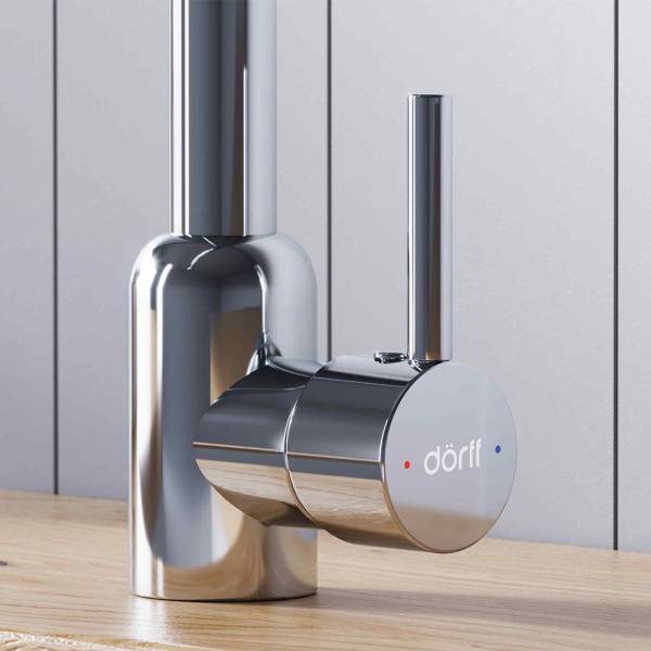 Смеситель для кухонной мойки Dorff Logic D3007000 хром глянцевый