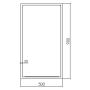 Зеркало Silver Mirrors Бронкс-лайт 500х900 ФР-1746 Зеркало Silver Mirrors Бронкс-лайт 500х900 ФР-1746