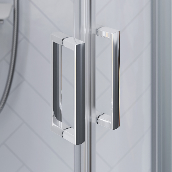 Душевой уголок Damixa Skyline 90x90 DX35WG-301-090MT профиль хром матовый стекло прозрачное Душевой уголок Damixa Skyline 90x90 DX35WG-301-090MT профиль хром матовый стекло прозрачное