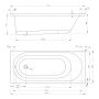 Акриловая ванна VAGNERPLAST KASANDRA 165x70 Акриловая ванна VAGNERPLAST KASANDRA 165x70