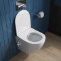 Унитаз подвесной с функцией биде и смесителем  BelBagno UNO BB3105CHR-BS/SC Унитаз подвесной с функцией биде и смесителем  BelBagno UNO BB3105CHR-BS/SC