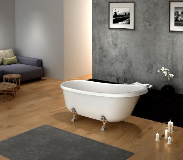 Акриловая ванна 170x80,5 см BelBagno  BB04 белый Акриловая ванна 170x80,5 см BelBagno  BB04 белый