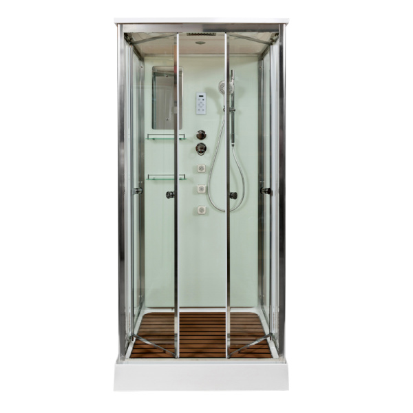 Душевая кабина AvaCan 80x80 V8015 профиль хром