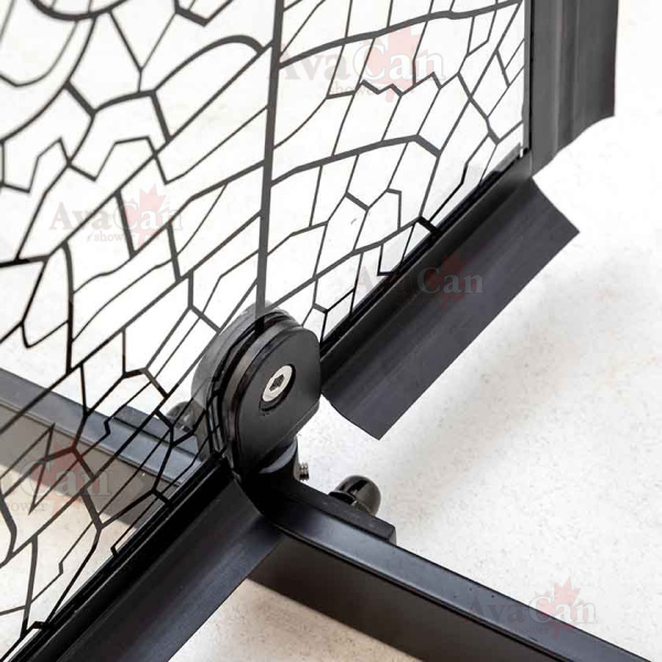 Душевой уголок AvaCan 90x195x90 PB90MT профиль черный