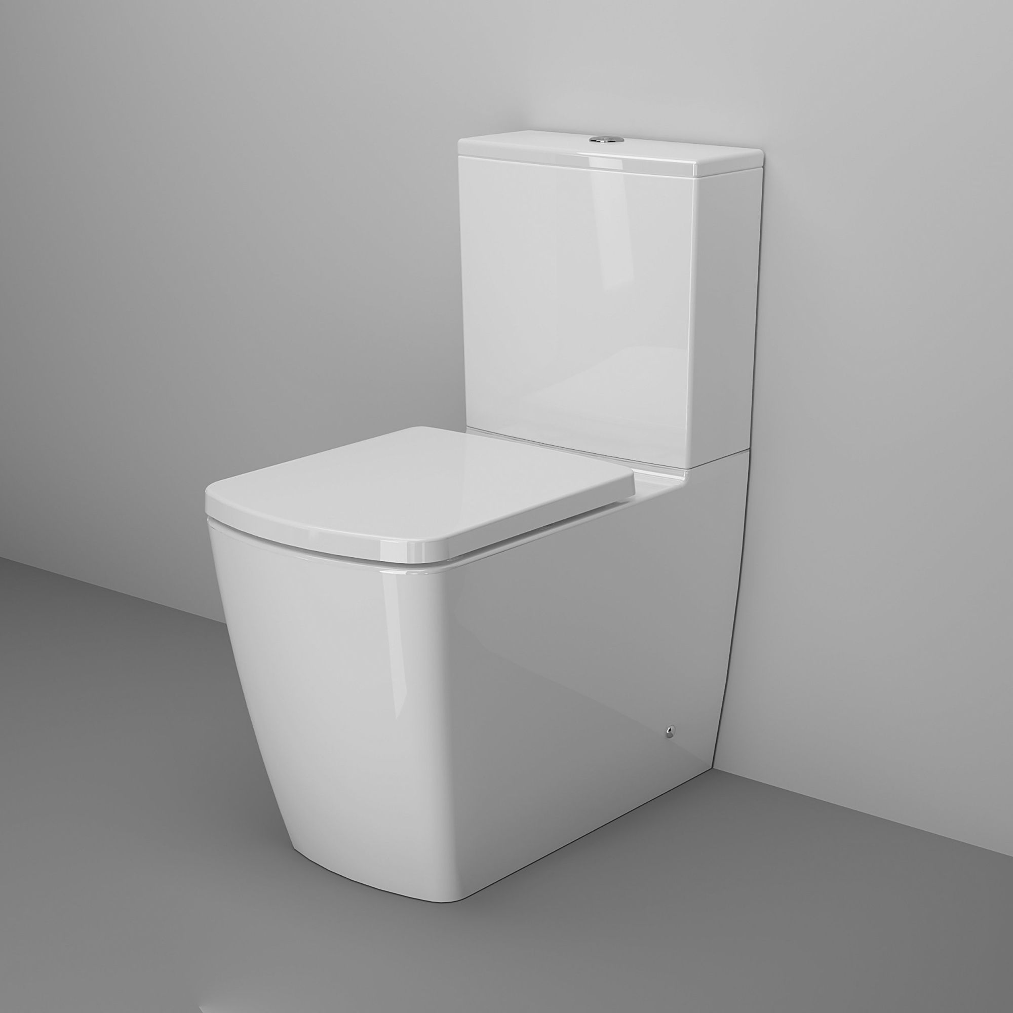 Унитаз безободковый Ambassador Kingston 147K19001RS белый