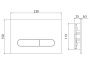 Комплект 2 в 1  инсталляция с кнопкой  BelBagno  BB001-120/BB007-PR-NERO.M Комплект 2 в 1  инсталляция с кнопкой  BelBagno  BB001-120/BB007-PR-NERO.M