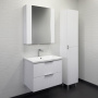 Тумба с раковиной Comforty Лима 70 см 00-00019188 подвесная белая