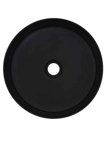 Раковина накладная круглая 35,5х12х35,5 см AQUAme AQM5012MB черная матовая Раковина накладная круглая 35,5х12х35,5 см AQUAme AQM5012MB черная матовая