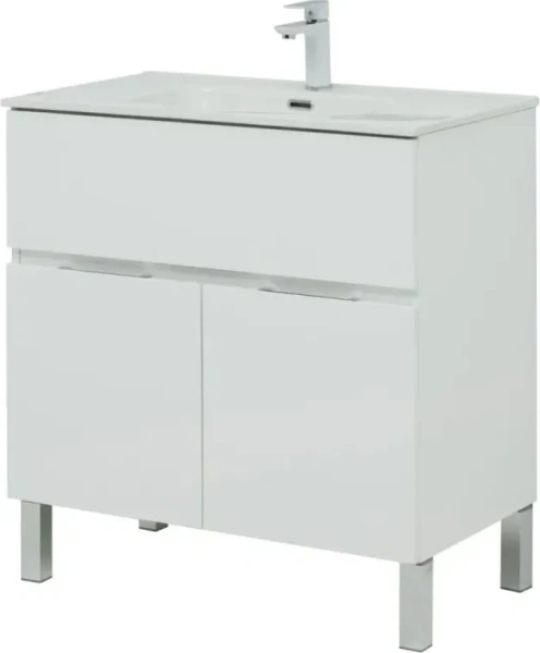 Мебель для ванной Aquanet Алвита New 80 напольная белая