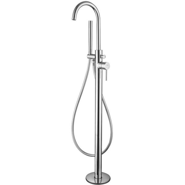 Смеситель напольный для ванны ABBER Wasser Kreis AF8115 хром Смеситель напольный для ванны ABBER Wasser Kreis AF8115 хром
