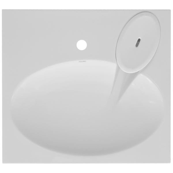 Раковина прямоугольная литьевой мрамор 60x56 Azario Estet CS00082259