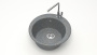 Мойка для кухни круглая каменная  47,5x47,5 см SANTEGRO  SZ030-475/Q8 серый матовый Мойка для кухни круглая каменная  47,5x47,5 см SANTEGRO  SZ030-475/Q8 серый матовый