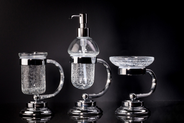 Стакан для зубных щеток Boheme Murano 10911-CR хром глянцевый