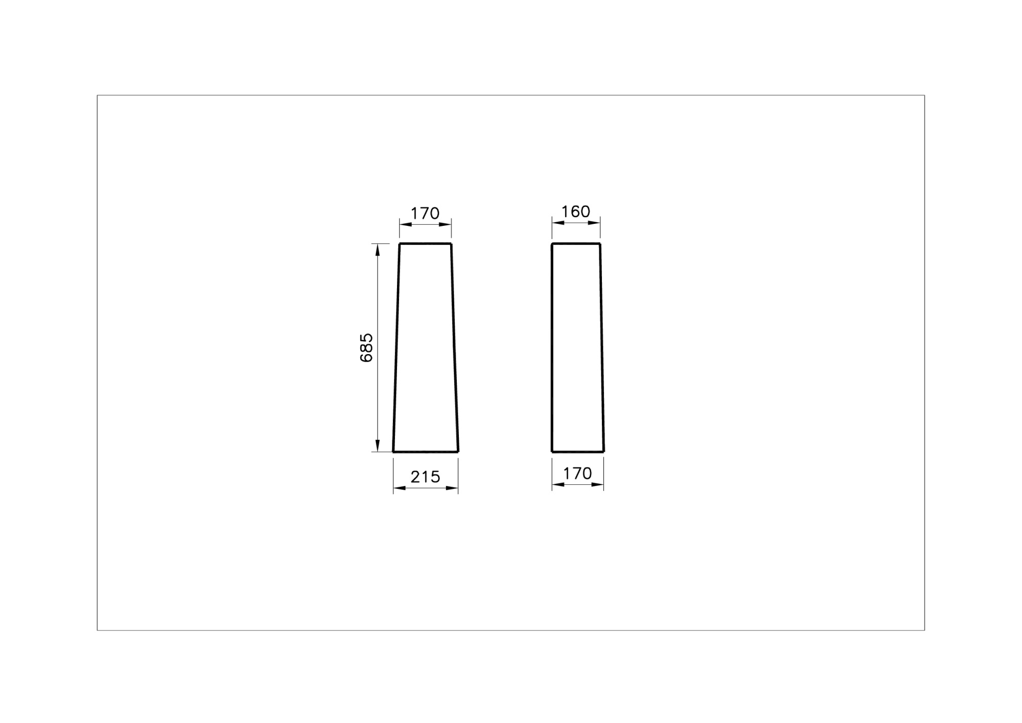 Пьедестал для раковины VitrA S20 5529B003-0156