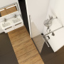 Неподвижная стенка Ravak ST Walk-In Wall 800 x 2000 профиль черный стекло прозрачное GW9W40300Z1 Неподвижная стенка Ravak ST Walk-In Wall 800 x 2000 профиль черный стекло прозрачное GW9W40300Z1