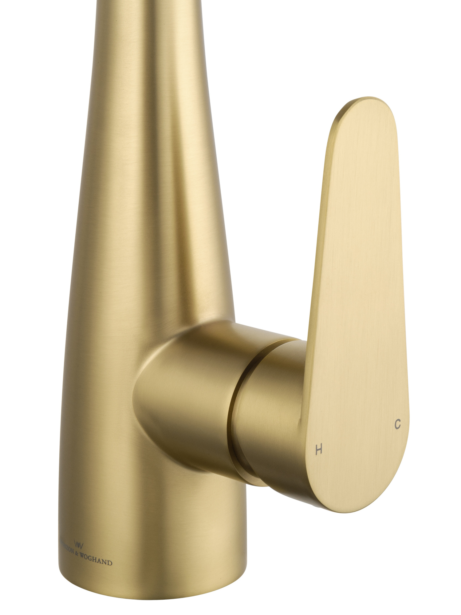 Смеситель для кухонной мойки Wonzon & Woghand WW-121E201B-BG золото брашированный