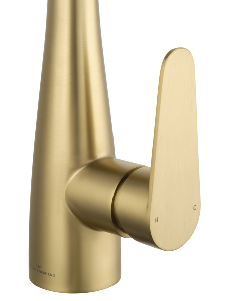 Смеситель для кухонной мойки Wonzon & Woghand WW-121E201B-BG золото брашированный