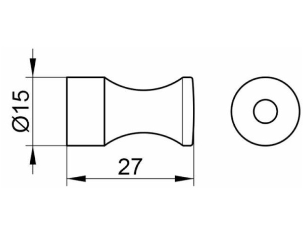 Крючок для полотенца 1,5x2,7 KEUCO SMART.2 14714010000 Хром Крючок для полотенца 1,5x2,7 KEUCO SMART.2 14714010000 Хром