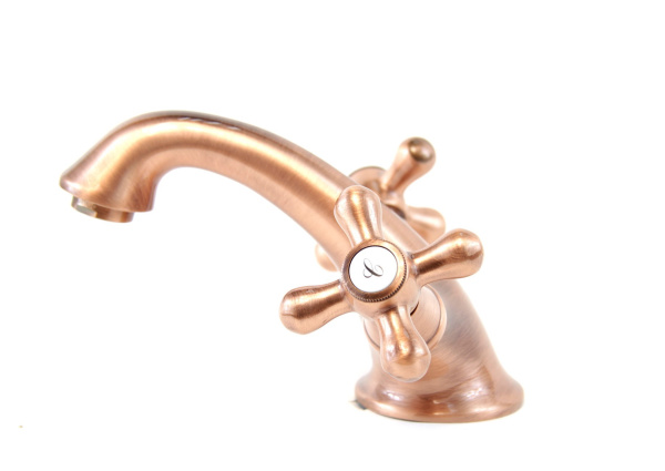 Смеситель для раковины с донным клапаном Webert Armony AM700108060 медь матовый