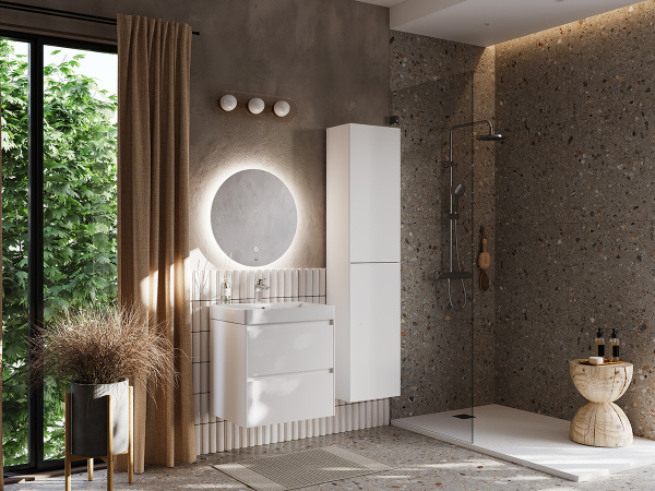 Тумба под раковину Roca Ona 60 см A857613509 подвесная белая