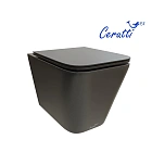 Унитаз Ceruttispa Maiella Aria CT9163 подвесной безободковый с сиденьем микролифт