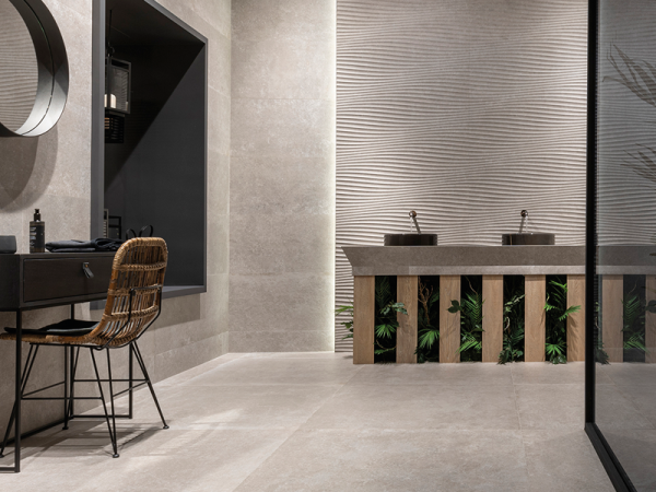 Плитка керамическая настенная 120x45 см PORCELANOSA VERBIER-SAMUI-THAO 100278040/V30800991 серый Плитка керамическая настенная 120x45 см PORCELANOSA VERBIER-SAMUI-THAO 100278040/V30800991 серый
