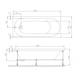 Ванна акриловая 170х70 см AM.PM X-Joy W94A-170-070W-A1 Ванна акриловая 170х70 см AM.PM X-Joy W94A-170-070W-A1