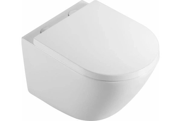 Унитаз подвесной Aquanet ZV-2 безободковый с микролифтом