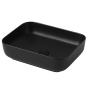 Раковина накладная Abber Rechteck 50 см AC2202MB черная матовая