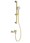 Смеситель для ванны с душем и гарнитуром Wonzon & Woghand WW-4560-BG золото брашированный