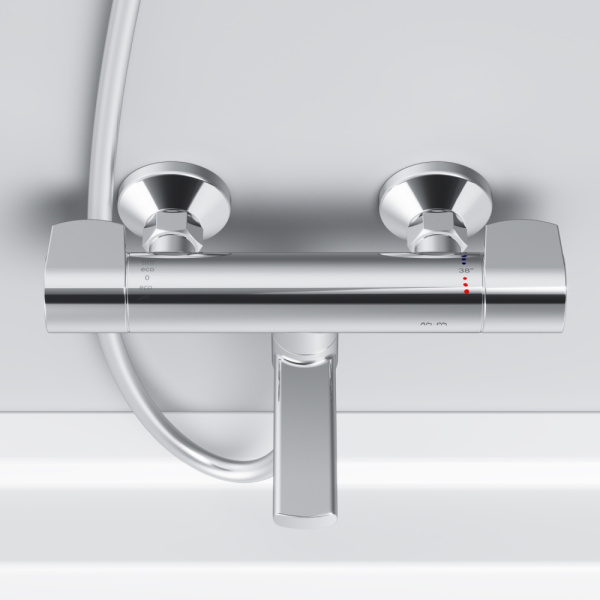 Смеситель для ванны с термостатом Am.Pm X-Joy F85A50000 хром глянцевый